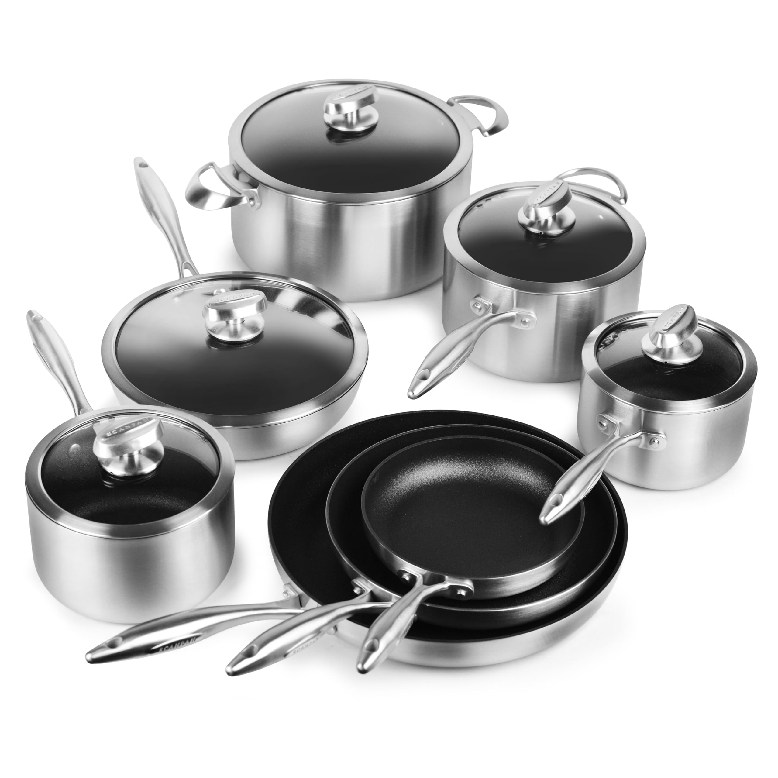 panpanya 11冊セット Amazon.com: Scanpan CX+ 13 Piece Cookware Set with Stratanium Plus